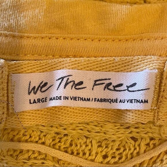 We the Free Yellow‎ Knit Sweater Small - Picture 3 of 5
